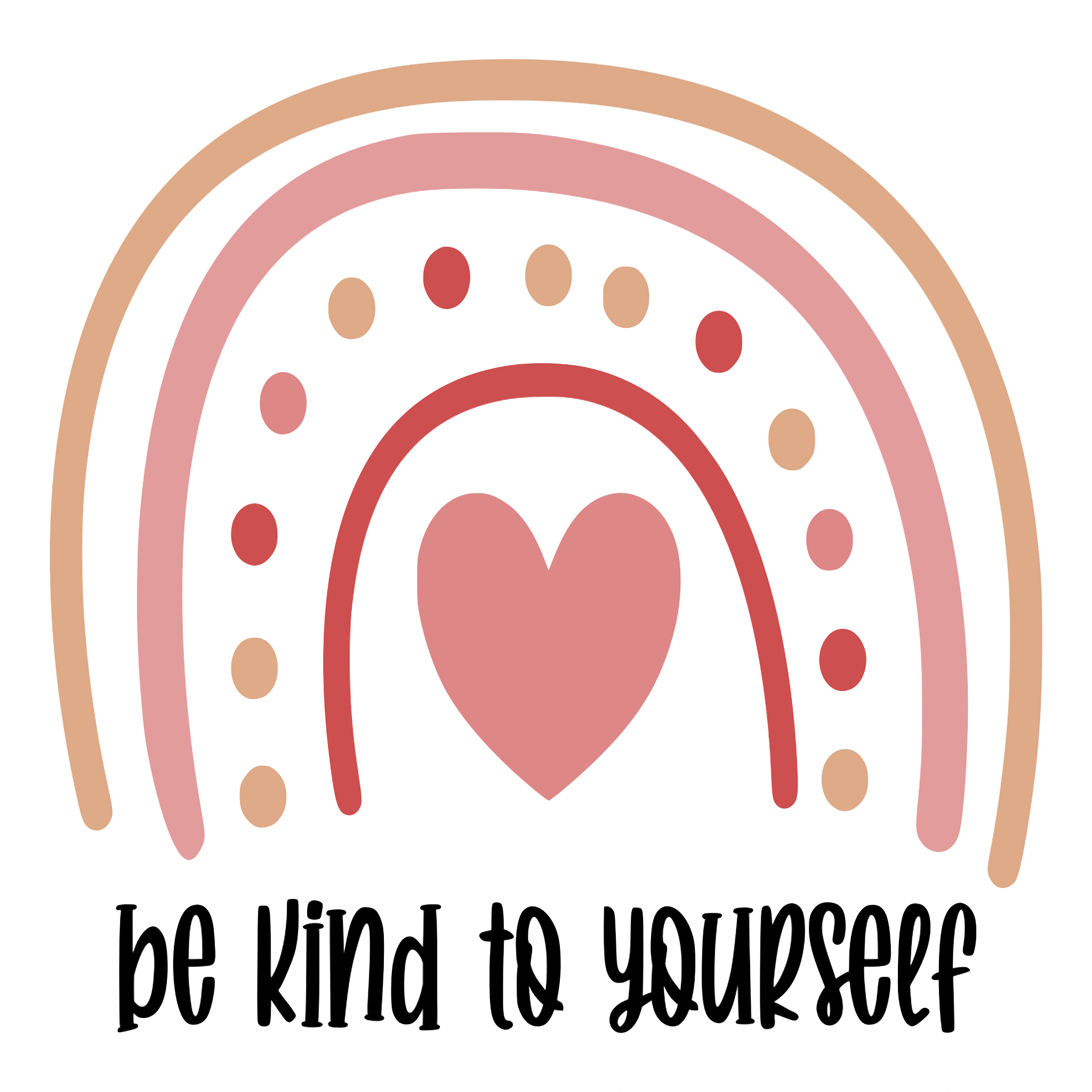 Inspirational Quote Be Kind To Yourself Motivational Sticker Vinyl Decal Motivation Stickers- 5" Vinyl Sticker Waterproof