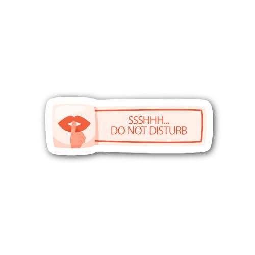 2 (Pieces) 3" and 5" Deep Focus in Progress Sticker, Waterproof Vinyl Decals for Many Purpose Like C