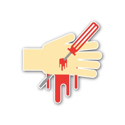 2 (Pieces) 3" and 5" Violence Sticker, Waterproof Vinyl Decals for Many Purpose Like Cars, Trucks, L