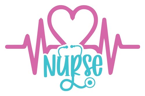 Inspirational Quote Nurse with Medical Sign Motivational Sticker Vinyl Decal Motivation Stickers- Ch