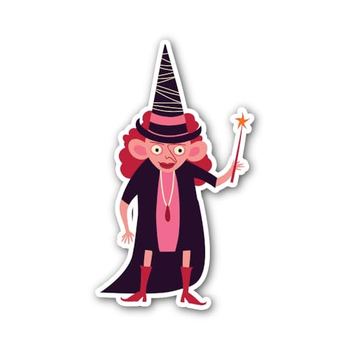 2 (Pieces) 3" and 5" Wizard Sticker, Waterproof Vinyl Decals for Many Purpose Like Cars, Trucks, Lap