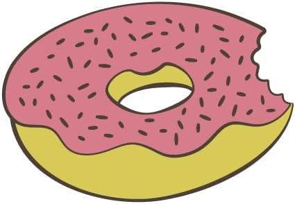 Inspirational Quote Donut Sticker- Motivational Sticker Vinyl Decal Motivation Stickers- 5" Vinyl Sticker Waterproof