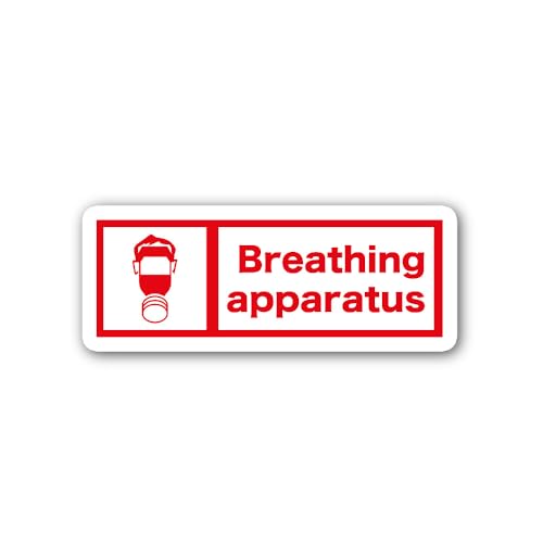 2 (Pieces) 3" and 5" Breathing Apparatus Sticker, Waterproof Vinyl Decals for Many Purpose Like Cars