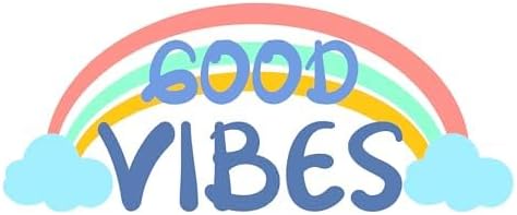 Inspirational Quote Good Vibes Great Gift Motivational Sticker Vinyl Decal Motivation Stickers- 5" Vinyl Sticker Waterproof