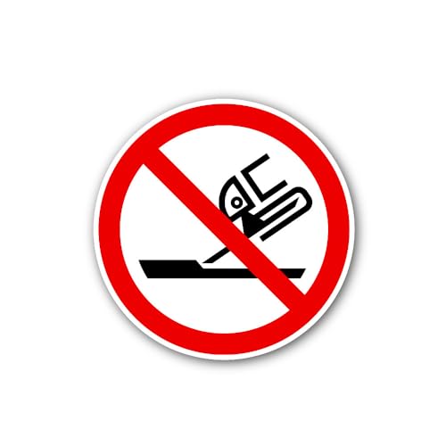 2 (Pieces) 3" and 5" Do Not Insert Plug Sticker, Waterproof Vinyl Decals for Many Purpose Like Cars,