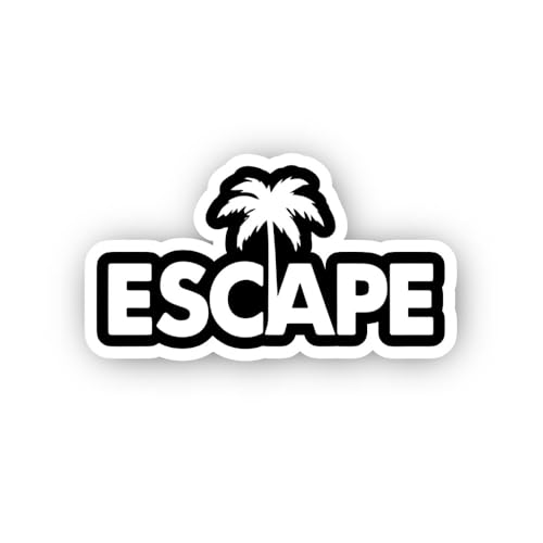 2 (Pieces) 3" and 5" Adventure Sticker, Waterproof Vinyl Decals for Many Purpose Like Cars, Trucks,