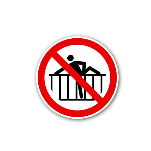 2 (Pieces) 3" and 5" Do Not Cross Barrier Sign Sticker, Waterproof Vinyl Decals for Many Purpose Lik