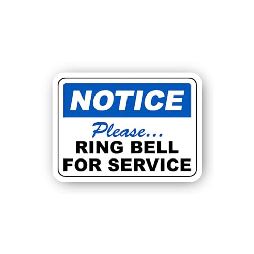 2 (Pieces) 3" and 5" Notice Emergency Use Only Door Sticker, Waterproof Vinyl Decals for Many Purpos