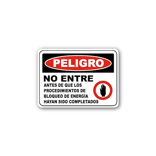 2 (Pieces) 3" and 5" NO Entre ICon Sign Sticker, Waterproof Vinyl Decals for Many Purpose Like Cars,