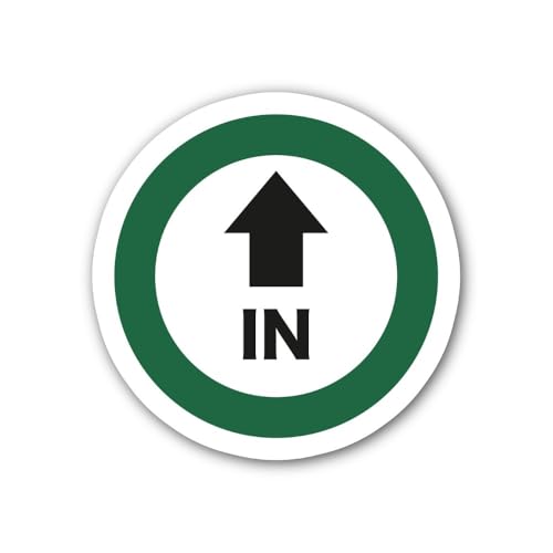 2 (Pieces) 3" and 5" in Sign Board Sticker, Waterproof Vinyl Decals for Many Purpose Like Cars, Truc
