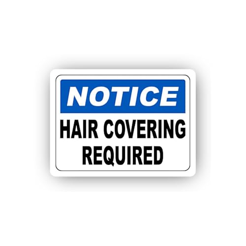 2 (Pieces) 3" and 5" Hair Covering Required Age Sticker, Waterproof Vinyl Decals for Many Purpose Li