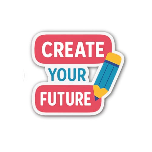 You Become What You Believe, Motivational and Inspirational Quote Sticker 5" Vinyl Sticker Waterproo