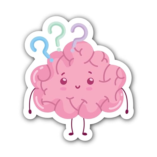 2 (Pieces) 3" and 5" Stressed Face Sticker, Waterproof Vinyl Decals for Many Purpose Like Cars, Truc