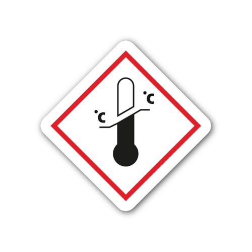 2 (Pieces) 3" and 5" Gases Under Pressure Sticker, Waterproof Vinyl Decals for Many Purpose Like Car