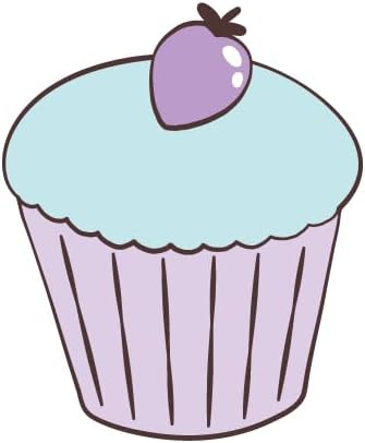 Inspirational Quote Muffin with Strawberry- Motivational Sticker Vinyl Decal Motivation Stickers- 5" Vinyl Sticker Waterproof