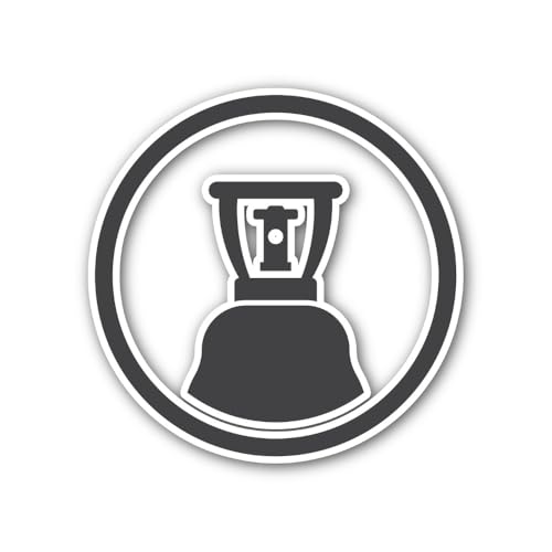2 (Pieces) 3" and 5" Target Bell Sticker, Waterproof Vinyl Decals for Many Purpose Like Cars, Trucks