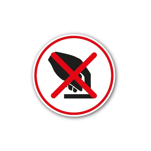 2 (Pieces) 3" and 5" No Symbol Sticker, Waterproof Vinyl Decals for Many Purpose Like Cars, Trucks,