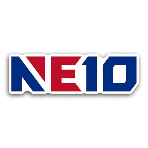 2 (Pieces) 3" and 5" N0rtheast-10 Sticker, Waterproof Vinyl Decals for Many Purpose Like Cars, Truck