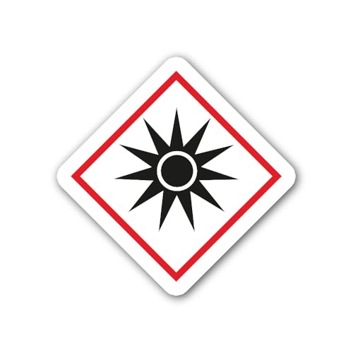 2 (Pieces) 3" and 5" Sun Protection Factor icon Sticker, Waterproof Vinyl Decals for Many Purpose Li