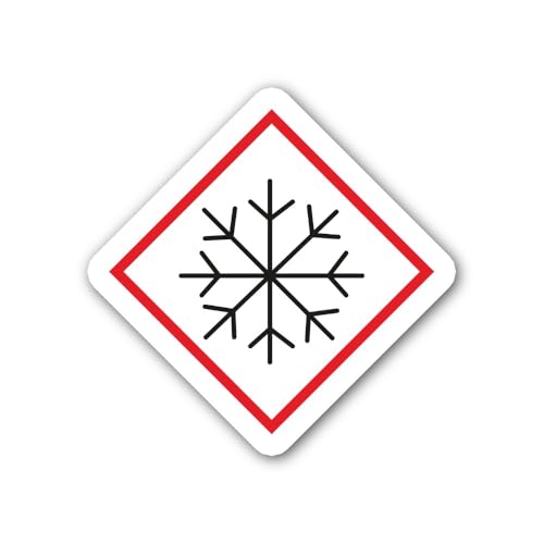 2 (Pieces) 3" and 5" Snow Warning Sticker, Waterproof Vinyl Decals for Many Purpose Like Cars, Truck