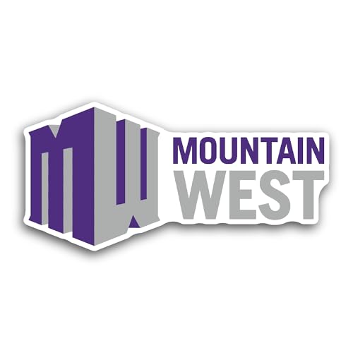 2 (Pieces) 3" and 5" M0untain West Sticker, Waterproof Vinyl Decals for Many Purpose Like Cars, Truc
