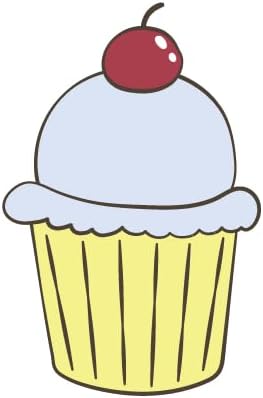 Inspirational Quote Muffin with Strawberry Motivational Sticker Vinyl Decal Motivation Stickers- 5" Vinyl Sticker Waterproof