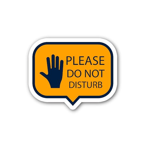 2 (Pieces) 3" and 5" Keep Out Icon Sticker, Waterproof Vinyl Decals for Many Purpose Like Cars, Truc