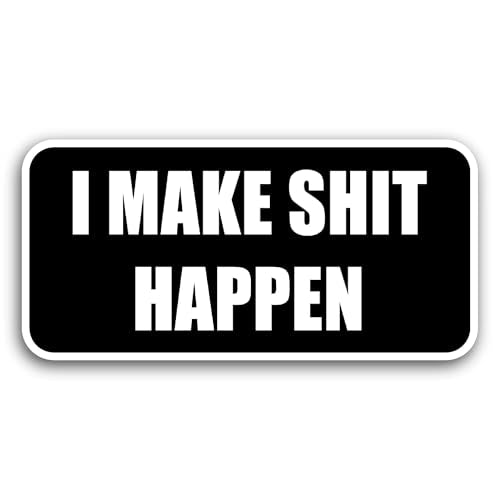2 (Pieces) 3" and 5" I Make Sticker, Waterproof Vinyl Decals for Many Purpose Like Cars, Trucks, Lap