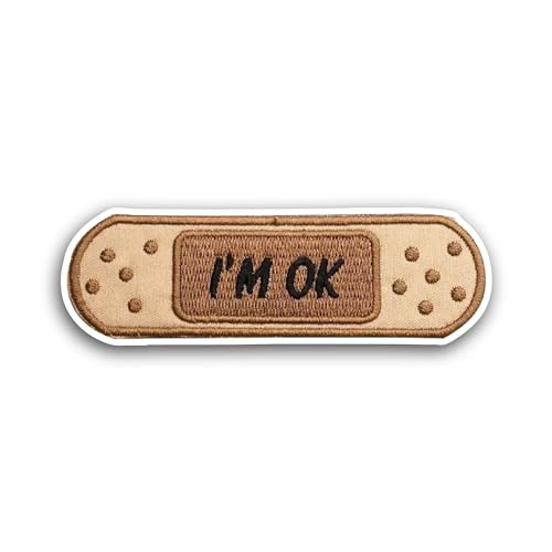 2 (Pieces) 3" and 5" I'm Okay Sticker, Waterproof Vinyl Decals for Many Purpose Like Cars, Trucks, L