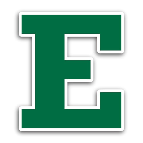 2 (Pieces) 3" and 5" E@Stern Mich1gan Eagles Sticker, Waterproof Vinyl Decals for Many Purpose Like