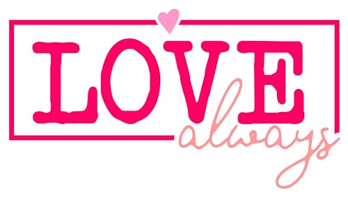 2 (Pieces) 3" and 5" Stickers n Decals Black Love from Heart - Motivational Sticker Vinyl Decal Stic