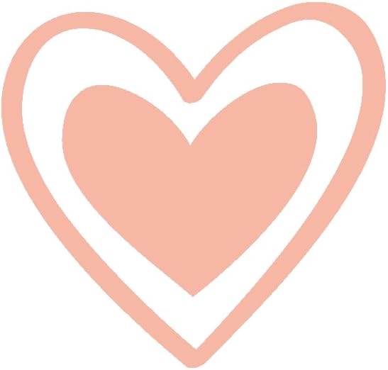 Inspirational Quote Heart in Heart Motivational Sticker Vinyl Decal Motivation Stickers- 5" Vinyl Sticker Waterproof