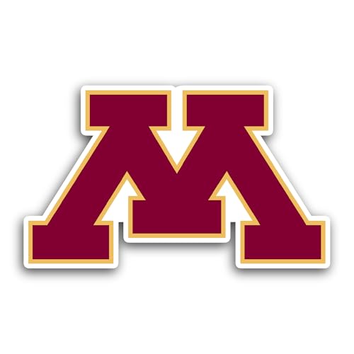 2 (Pieces) 3" and 5" Minnesota Golden G0phers Sticker, Waterproof Vinyl Decals for Many Purpose Like
