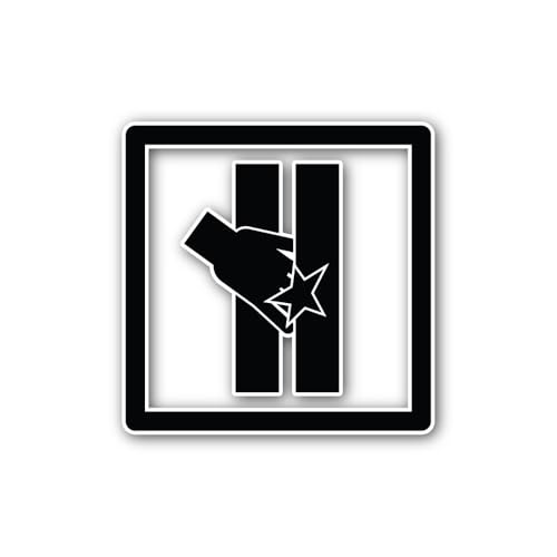 2 (Pieces) 3" and 5" Sliding Door Safety Warning Sticker, Waterproof Vinyl Decals for Many Purpose L