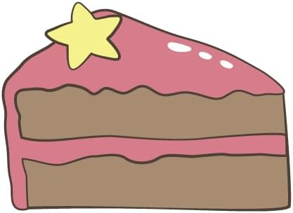 Inspirational Quote Cartoon Cute Sweet Cake Clipart Motivational Sticker Vinyl Decal Motivation Stickers- 5" Vinyl Sticker Waterproof