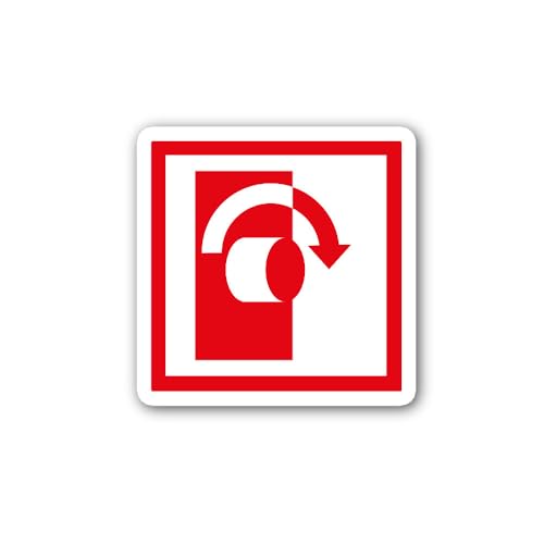 2 (Pieces) 3" and 5" Turn clockwise to Open Sign Sticker, Waterproof Vinyl Decals for Many Purpose L