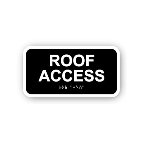 2 (Pieces) 3" and 5" Roof Access Sticker, Waterproof Vinyl Decals for Many Purpose Like Cars, Trucks
