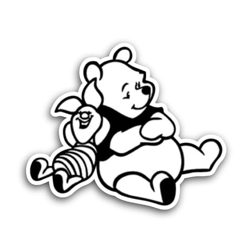 2 (Pieces) 3" and 5" Air Force Logo Sticker, Waterproof Vinyl Decals for Many Purpose Like Cars, Tru