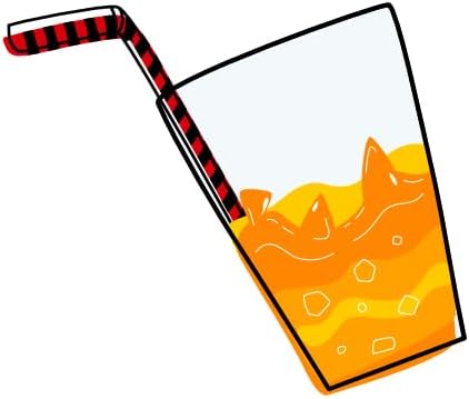 Inspirational Quote "Orange Juice" Motivational Sticker Vinyl Decal Motivation Stickers- 5" Vinyl Sticker Waterproof