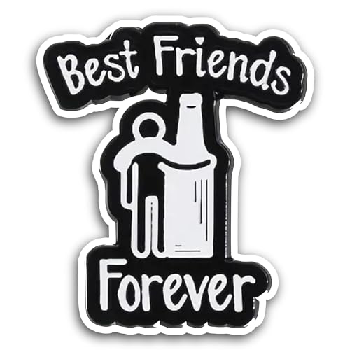 2 (Pieces) 3" and 5" Best Friends Forever Sticker, Waterproof Vinyl Decals for Many Purpose Like Car