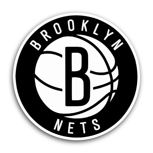 2 (Pieces) 3" and 5" Br00klyn Nets Logo Decal Sticker, Waterproof Vinyl Decals for Many Purpose Like