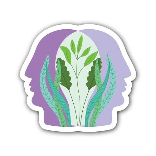 2 (Pieces) 3" and 5" Ugly Crying Face Sticker, Waterproof Vinyl Decals for Many Purpose Like Cars, T