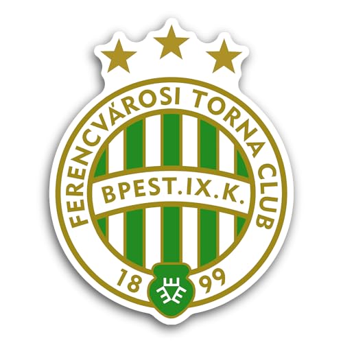 2 (Pieces) 3" and 5" Ferencvár0si TC Sticker, Waterproof Vinyl Decals for Many Purpose Like Cars, Tr