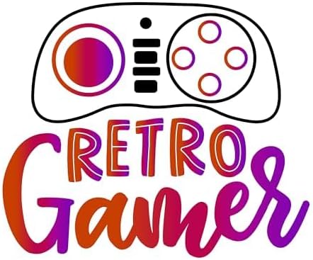 Inspirational Quote Retro Gamer Great Gift Motivational Sticker Vinyl Decal Motivation Stickers- 5" Vinyl Sticker Waterproof