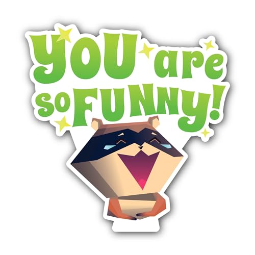 2 (Pieces) 3" and 5" A Smiley face with Big Eyes Sticker, Waterproof Vinyl Decals for Many Purpose L