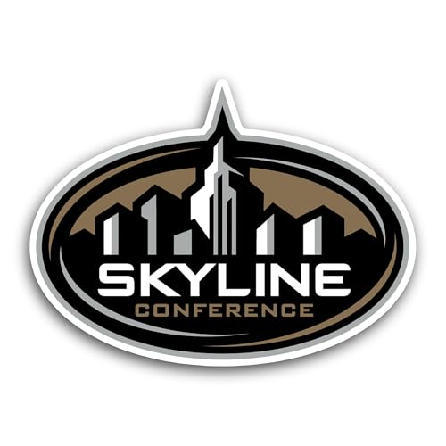 2 (Pieces) 3" and 5" Skyline C0nference Sticker, Waterproof Vinyl Decals for Many Purpose Like Cars,