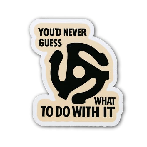 2 (Pieces) 3" and 5" Stay Sharp Sticker, Waterproof Vinyl Decals for Many Purpose Like Cars, Trucks,