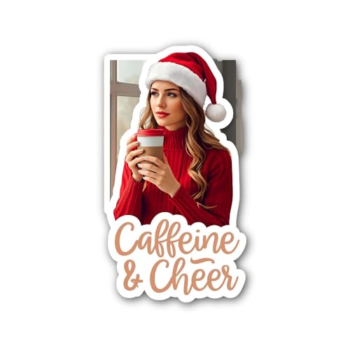 2 (Pieces) 3" and 5" Hot Cocoa Cabin Sticker, Waterproof Vinyl Decals for Many Purpose Like Cars, Tr