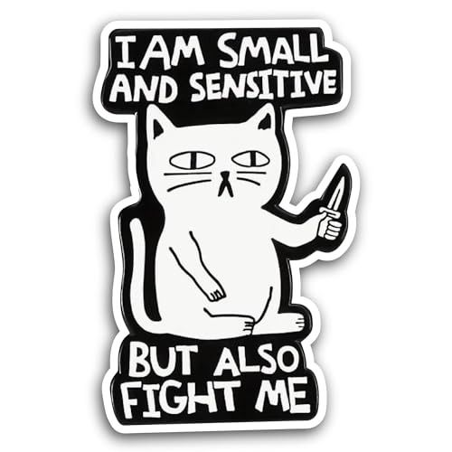 2 (Pieces) 3" and 5" I Am Small and Sensitive Sticker, Waterproof Vinyl Decals for Many Purpose Like