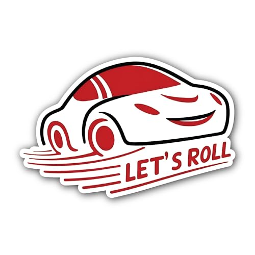 2 (Pieces) 3" and 5" Halloween Season Sticker, Waterproof Vinyl Decals for Many Purpose Like Cars, T
